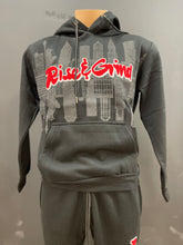 Load image into Gallery viewer, Black Rise and Grind Hoodies
